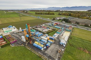 Comme à Vinzel, les sites de forage pourraient se multiplier ces prochaines années dans le canton de Vaud (archives).
